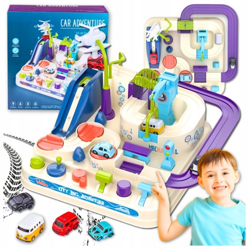 interaktywny tor przeszkód car adventure dla dzieci