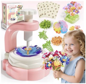 MASZYNKA do Tworzenia Kwiatów 3D Zestaw Kreatywny XXL 160 elem. BUKIETY DIY