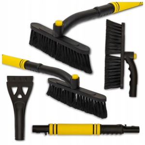 Skrobaczka Szczotka Teleskopowa 3w1 Do Śniegu odśnieżania Auta SUV Obrotowa