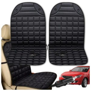 ZESTAW 2x MATA GRZEWCZA 12V NA FOTEL AUTO PODGRZEWANE SIEDZENIA PILOT 2SZT!