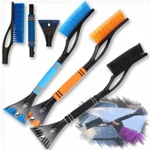 Skrobaczka Szczotka 2w1 Składana Modułowa Do Auta SUV VAN 60cm Długa Rączka