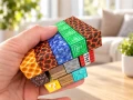 magnetyczne bloki konstrukcyjne 3D minecraft