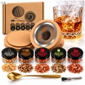 Zestaw do wędzenia whisky smoker z 5 aromatami drewna